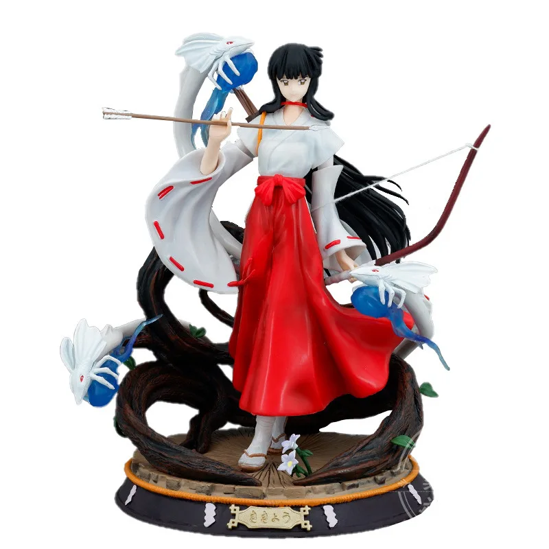 Inuyasha Kikyo Phoenix Ver. Anime Figure Model Collection - Standing Pose Scene Desktop Decoration Gift for Anime Fans