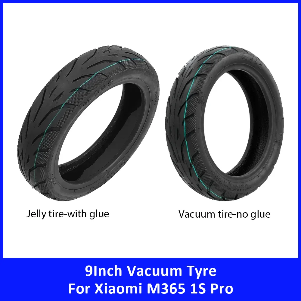 

9-дюймовая резиновая бескамерная шина 9x2,0 для Xiaomi M365 1S Pro, вакуумная шина, аксессуары для электрического скутера, саморемонтные детали желеобразных шин