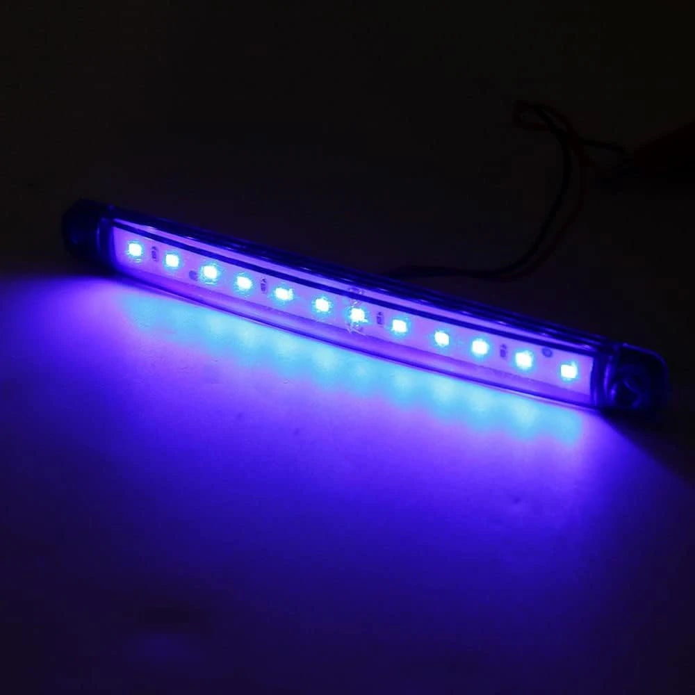 2PCS Red LED Marker Lights 12LED Parking Lights Marker LED 24v Side Marker Trailer Lights in 24v For Truck