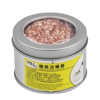 Soldering Iron Tip Cleaner Solder Tip Cleaning Wire Soft Coiled Wire Stainless Steel Tip Cleaner Accessories Y5GA