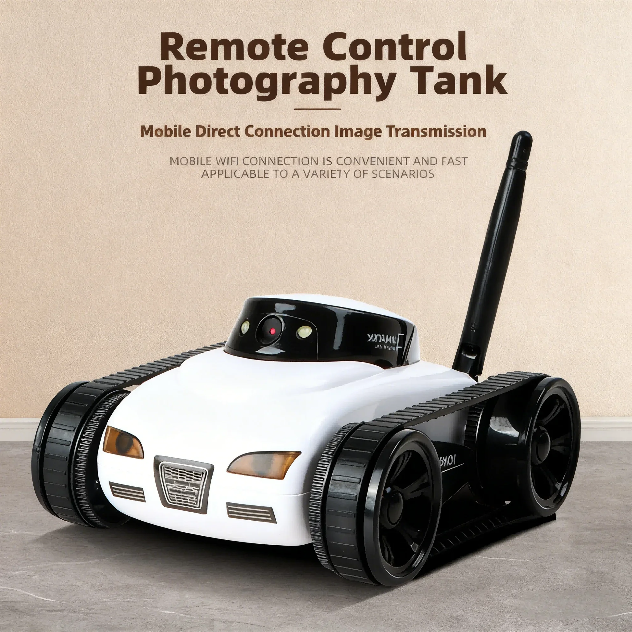 RC cameratank met HD realtime video |   APP-gestuurd mini-robotspeelgoed met afstandsbediening voor kinderen