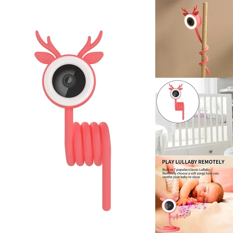 

4MP 2K Video Baby Monitor 1440P Camera Crying Detection Baby Camera Security Protection Surveillance Cameras Temperature Sensor