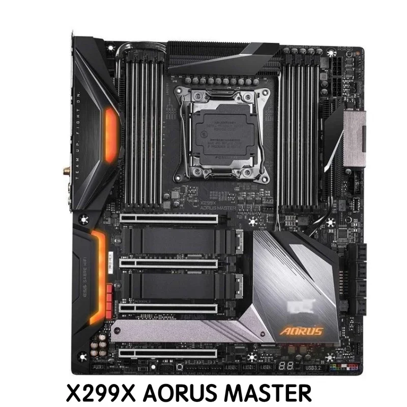 

Материнская плата для Gigabyte X299X AORUS MASTER X299 LGA 2026, материнская плата DDR4, 100% протестирована, ОК, полностью работает, бесплатная доставка