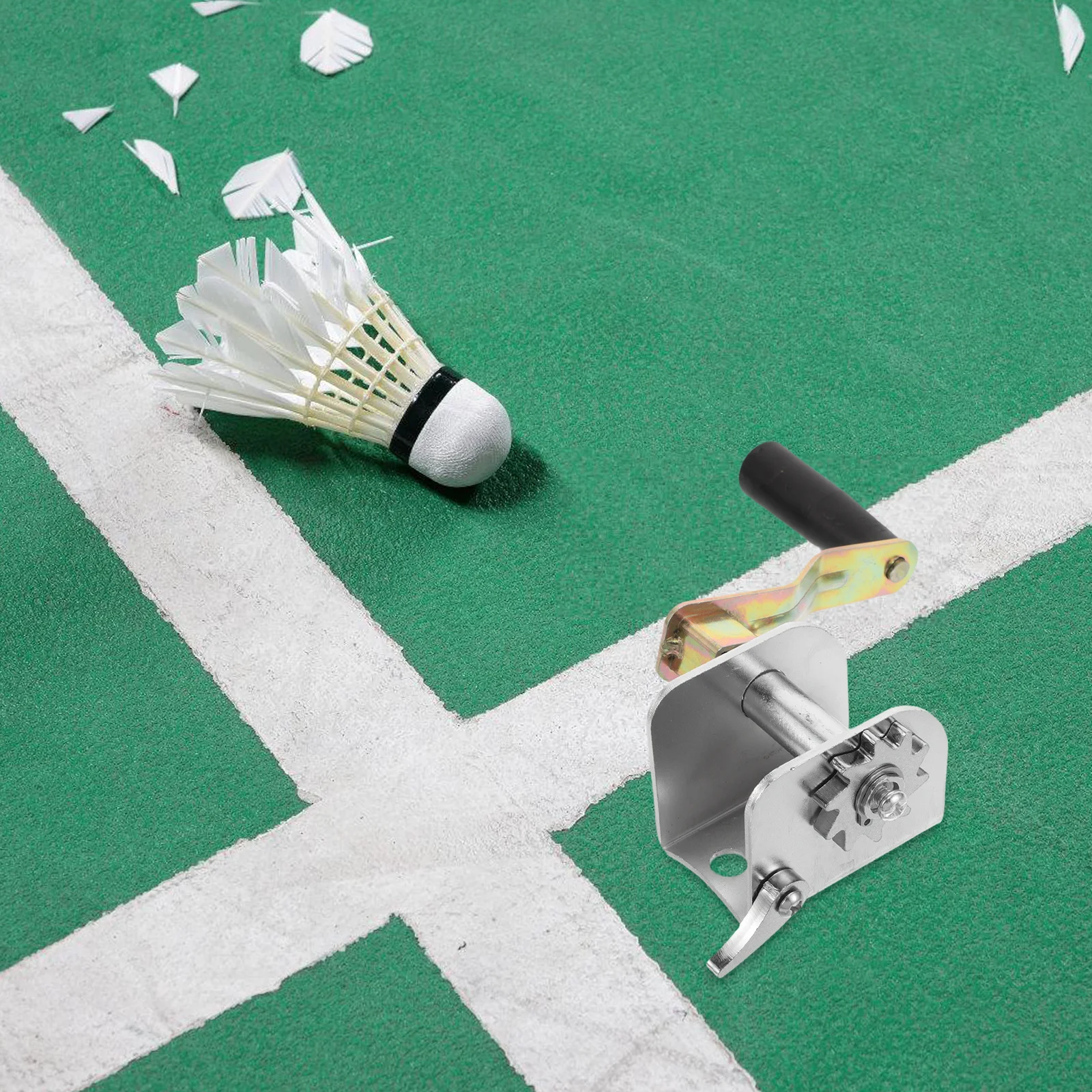 

Hand Crank Net Tensioning Device For Volleyball Badminton Outdoor Sports Metal Adjustment Tool Portable Compact Design