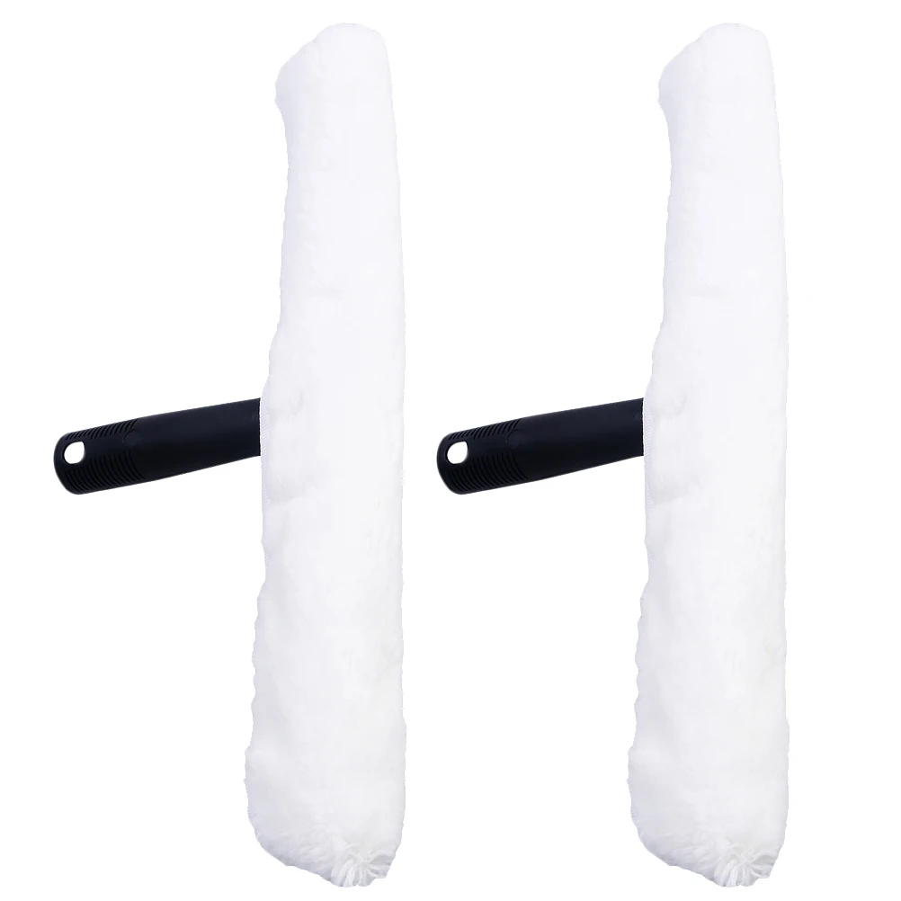 

1pc Washing Squeegee Head Replacement Water Applicator Window Washer Cleaning Squeegee Accessory with 1pc Detachable Sleeve