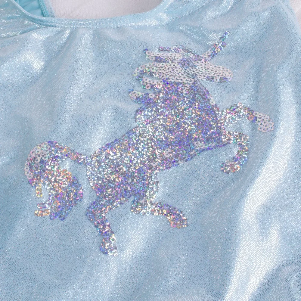 Unicorn Children Swimwear For Girls One Piece Children Swimsuits Girls Swimsuit Kids Bathing Suit 3-8 Years Sliver Sequins 22