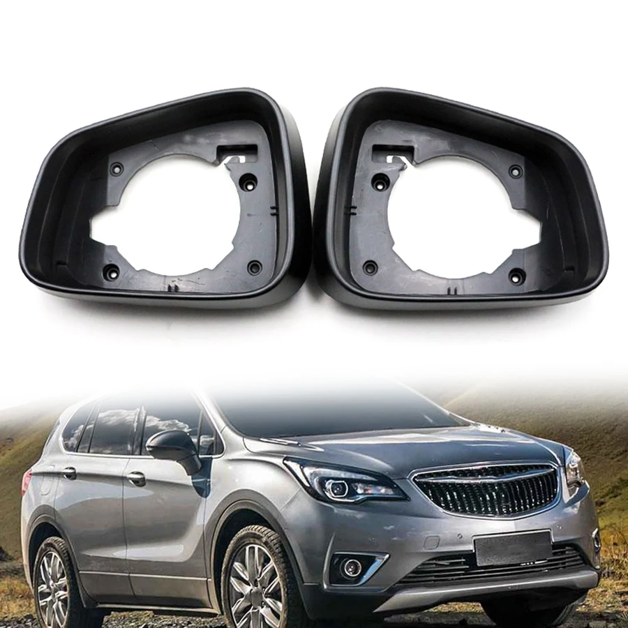 2Pcs Car Rearview Mirror Frame for Chevrolet Trax 2010-2018 Buick Encore Opel Mokka X 2013-2018