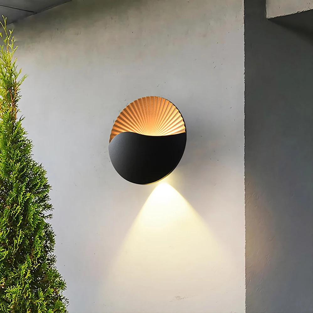 Applique murale LED intérieur/extérieur IP65 étanche AC85-265V 6W moderne style minimalisme lampes pour jardin/clôture/porte éclairage