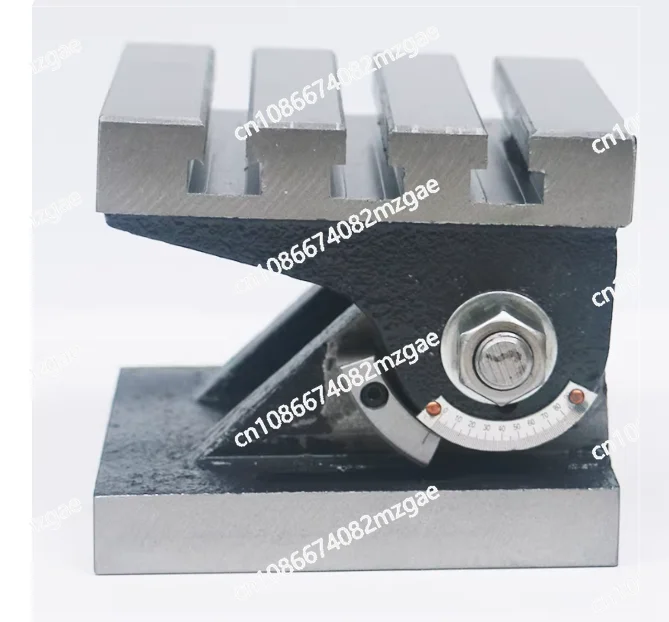 6 Inch Vertical Adjustable Angle Tilt Table, 90 Degree Rotation Precision Milling Drilling Machine Processing Worktable