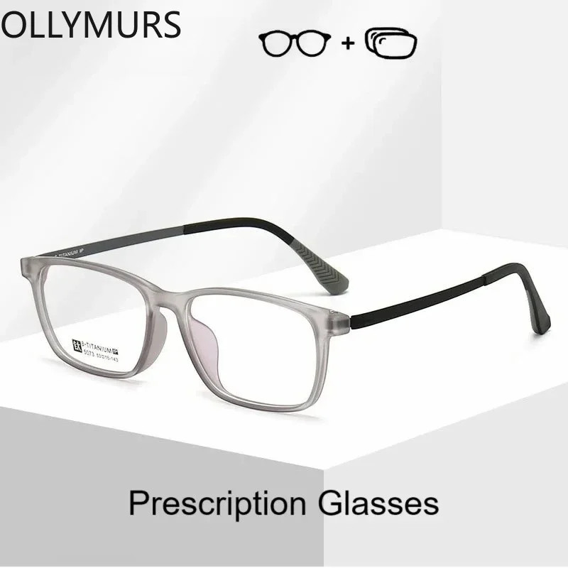 

Очки OLLYMURS: Новые мужские очки по рецепту для коррекции близорукости, дальнозоркости, прогрессивные очки для чтения, оправа TR90, титановые дужки, очки с диоптриями