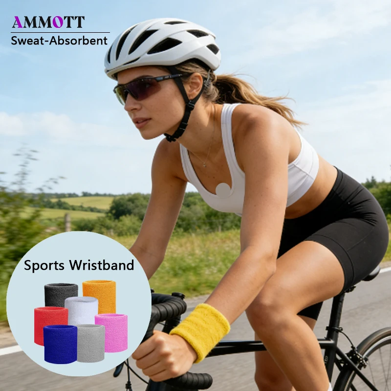 

1pcs Adjustable Wrist Support Brace, Breathable Sweat-Absorbent Elastic Wrist Wrap for Basketball, Cycling, Sports Wristband