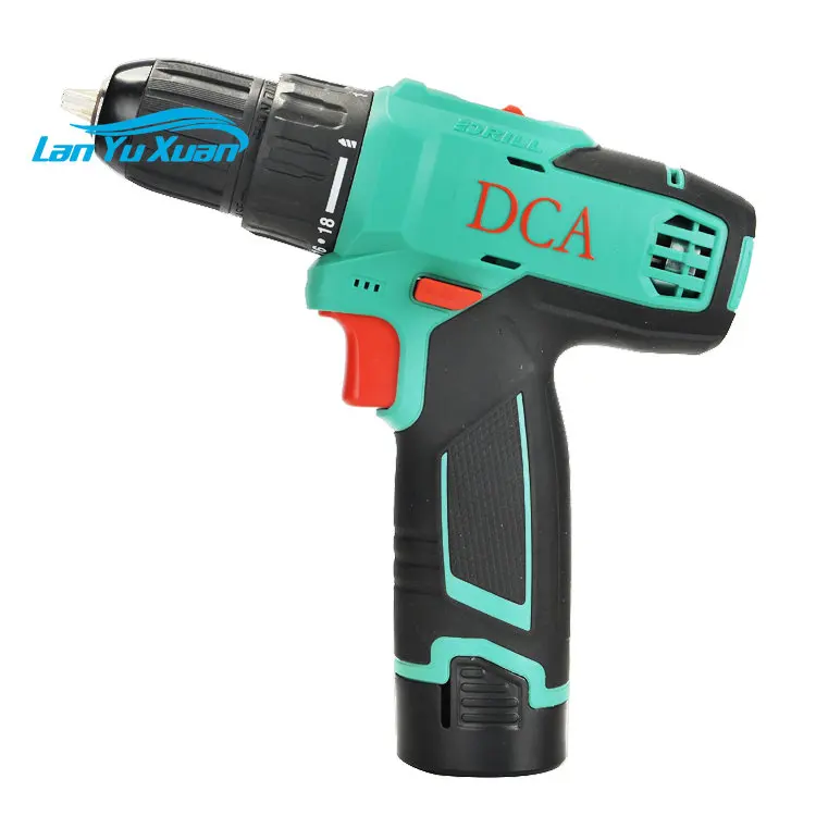 DCA Handheld Lithium Battery Electric Drill Rechargeable Screwdriver Drilling Machine