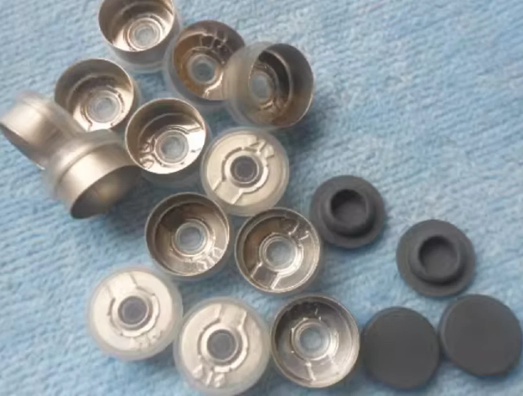 500pcs 20mm Butyl Rubber Stopper Plug for Medical Glass Bottles Vials - Pharmaceutical Packaging