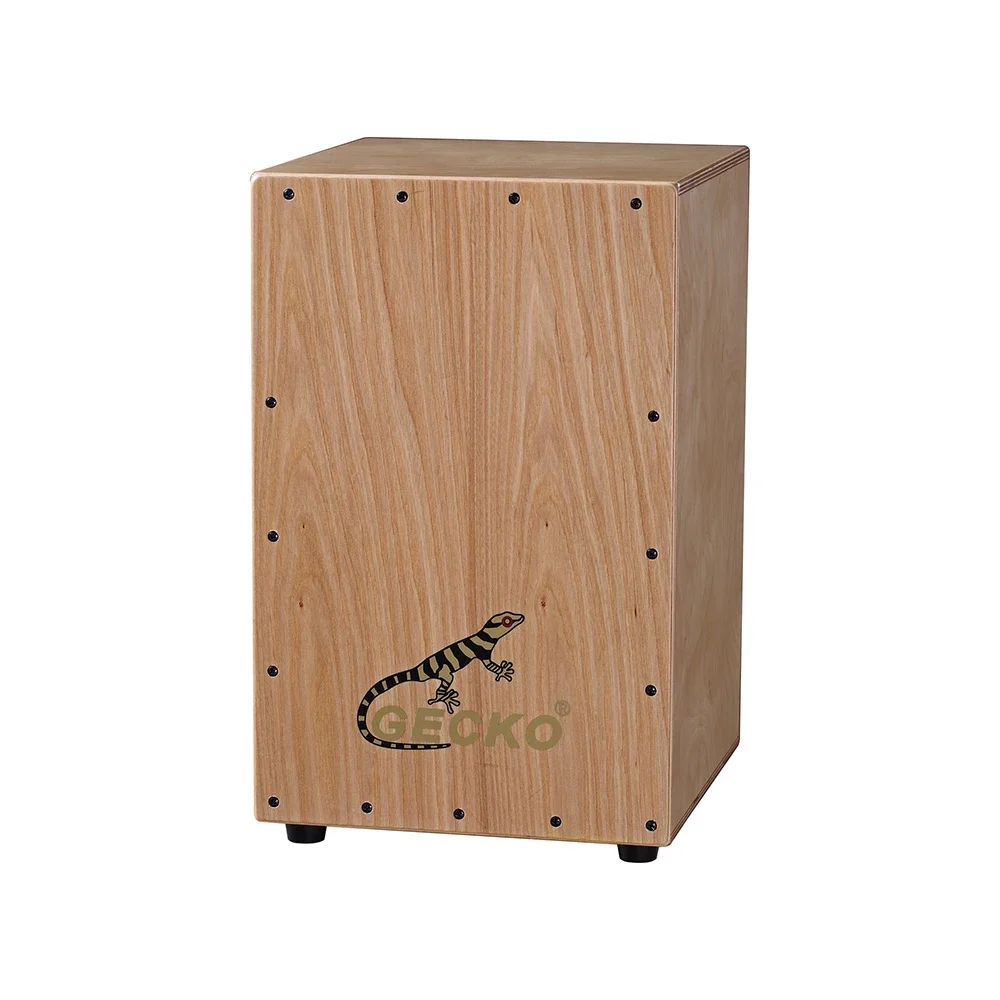 GECKO CL10ASH Cajon Box Drum Hot Sale Percussion Cajon Box Drum Ash Playing Surface Maple Wood Body Cajon Drum With Steel String