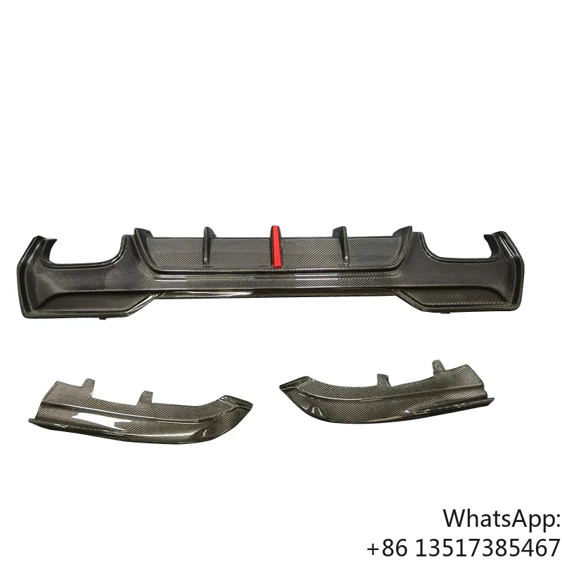 

G22 425i 430i Sports With Lamp Carbon Fiber Rear Diffuser for BMW 4 Series G22 2021+