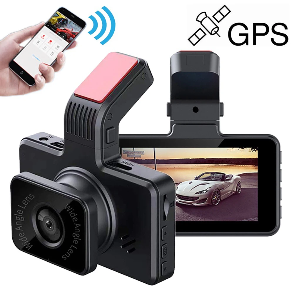 

Car DVR WiFi GPS Full HD 1080P Dash Cam Rear View Night Vision Car Camera Video Recorder Black Box Auto Dashcam Car Accessories