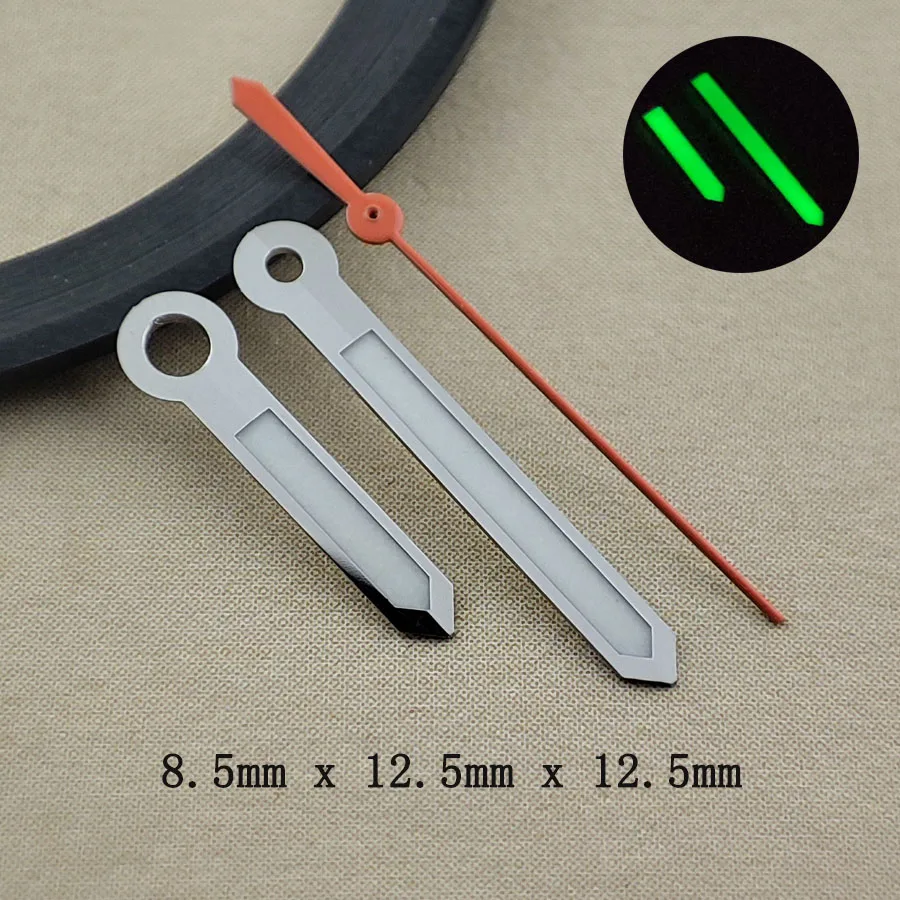 NH35 Hands NH36 Hands Silvery Pointer Green luminous Hands Watch Accessories Suitable For NH35 NH36 4R Movement