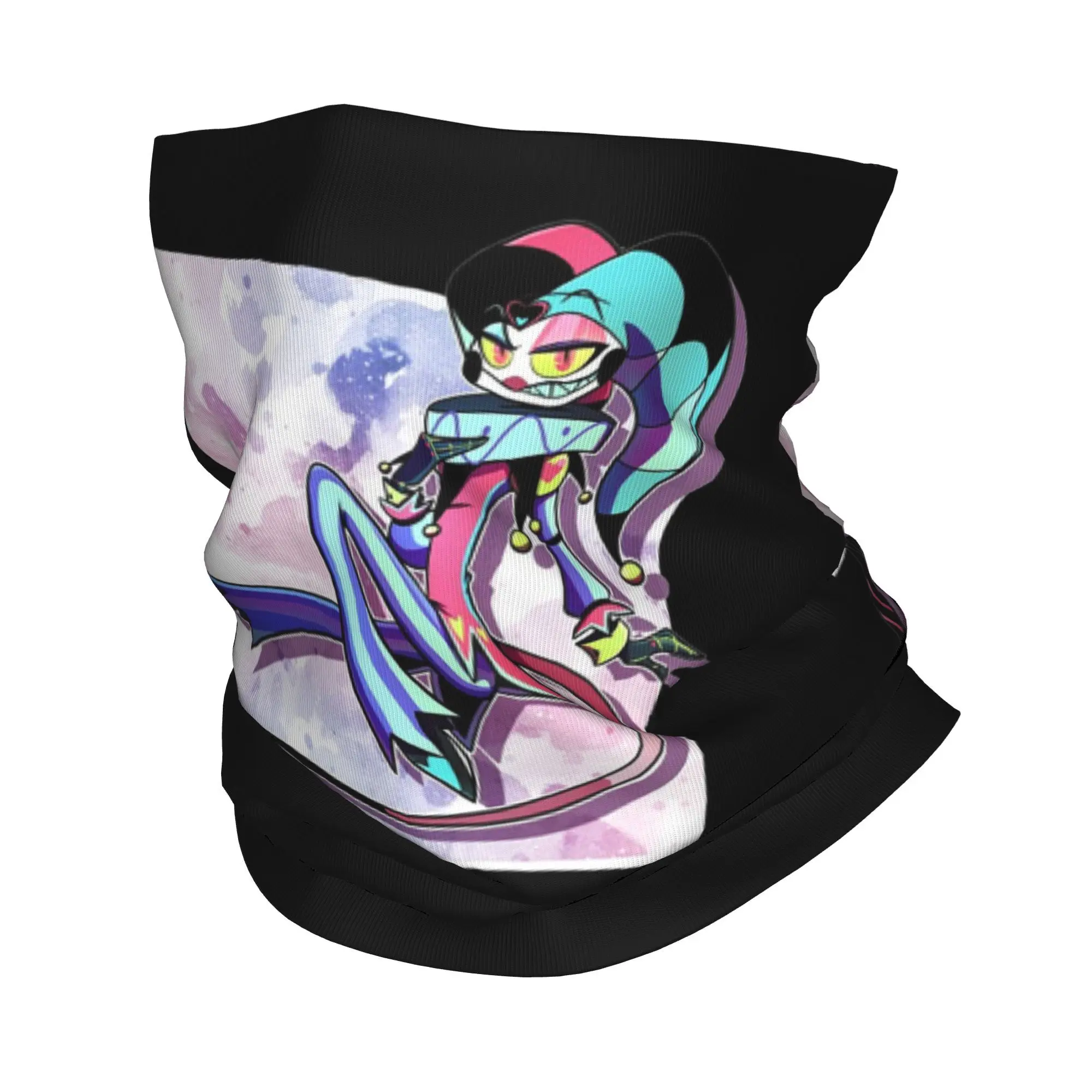 

Fizzarolli Helluva Boss Bandana Neck Cover Printed Wrap Scarf Multi-use Headband Running Unisex Adult Washable