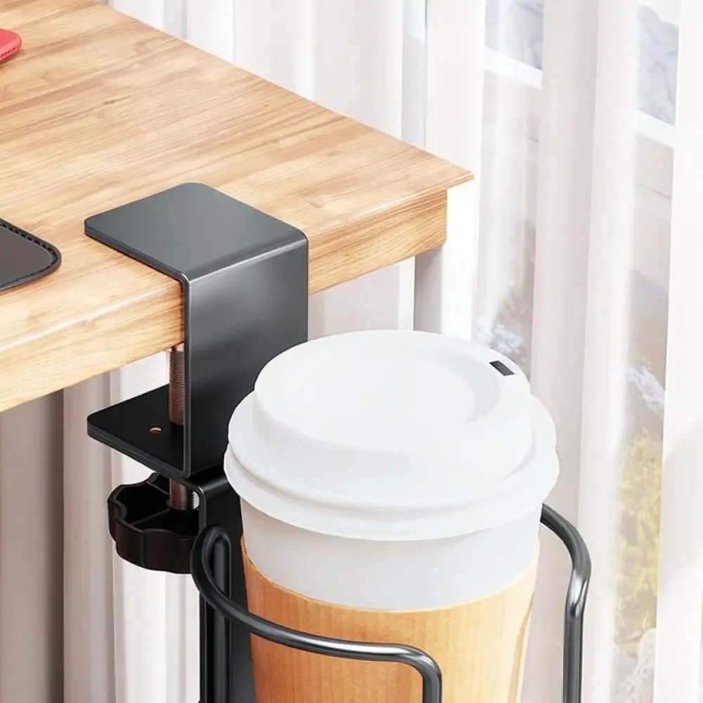 Modern Metal Tableside Organizer For Beishi Cup Holder Clip Bracket Versatile Hook For Headphones Water Bottles Rack