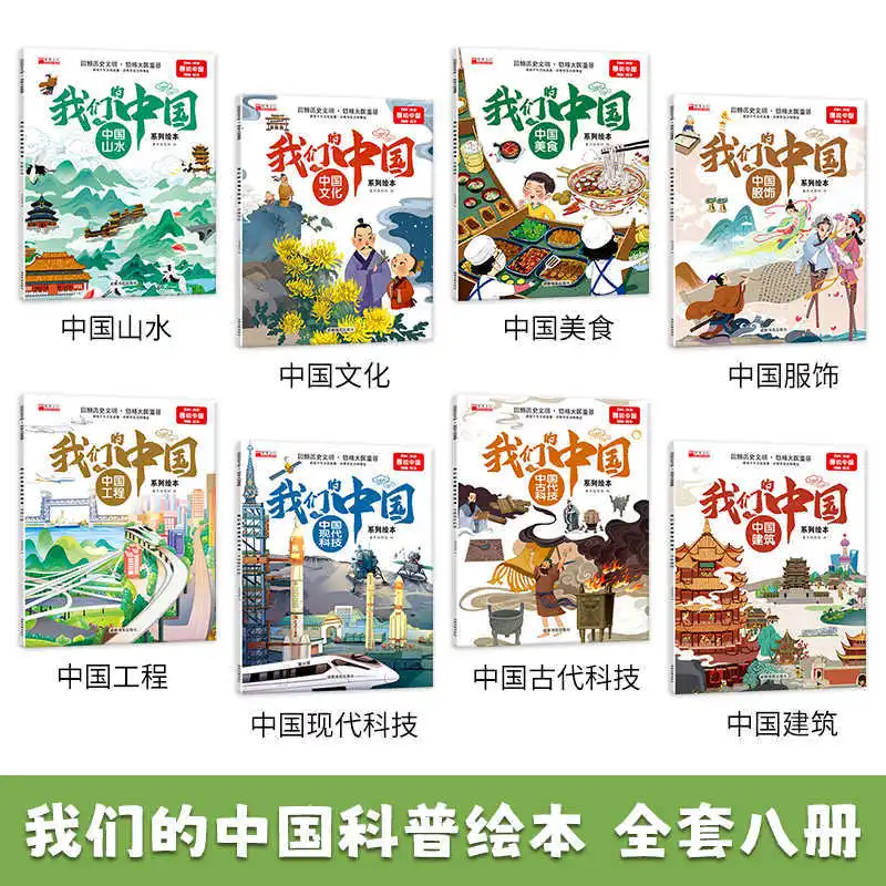 Nossas séries chinesas ilustradas, culinária paisagística, projetos de roupas culturais, construção moderna de tecnologia antiga