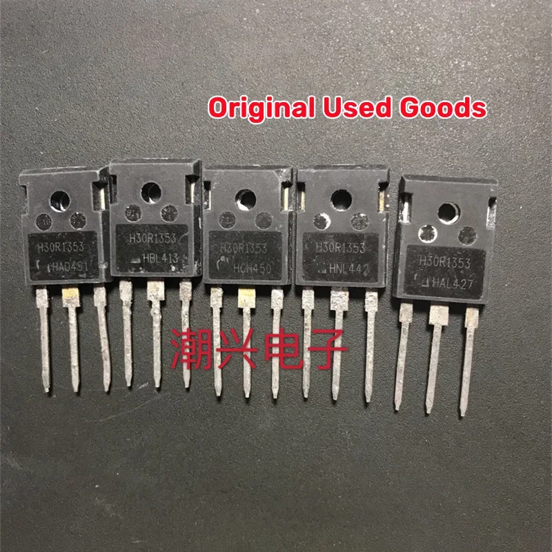 5pcs/lot Original H30R1353 H30R1353A 30A 1350V High Power Induction Cooker IGBT Tube