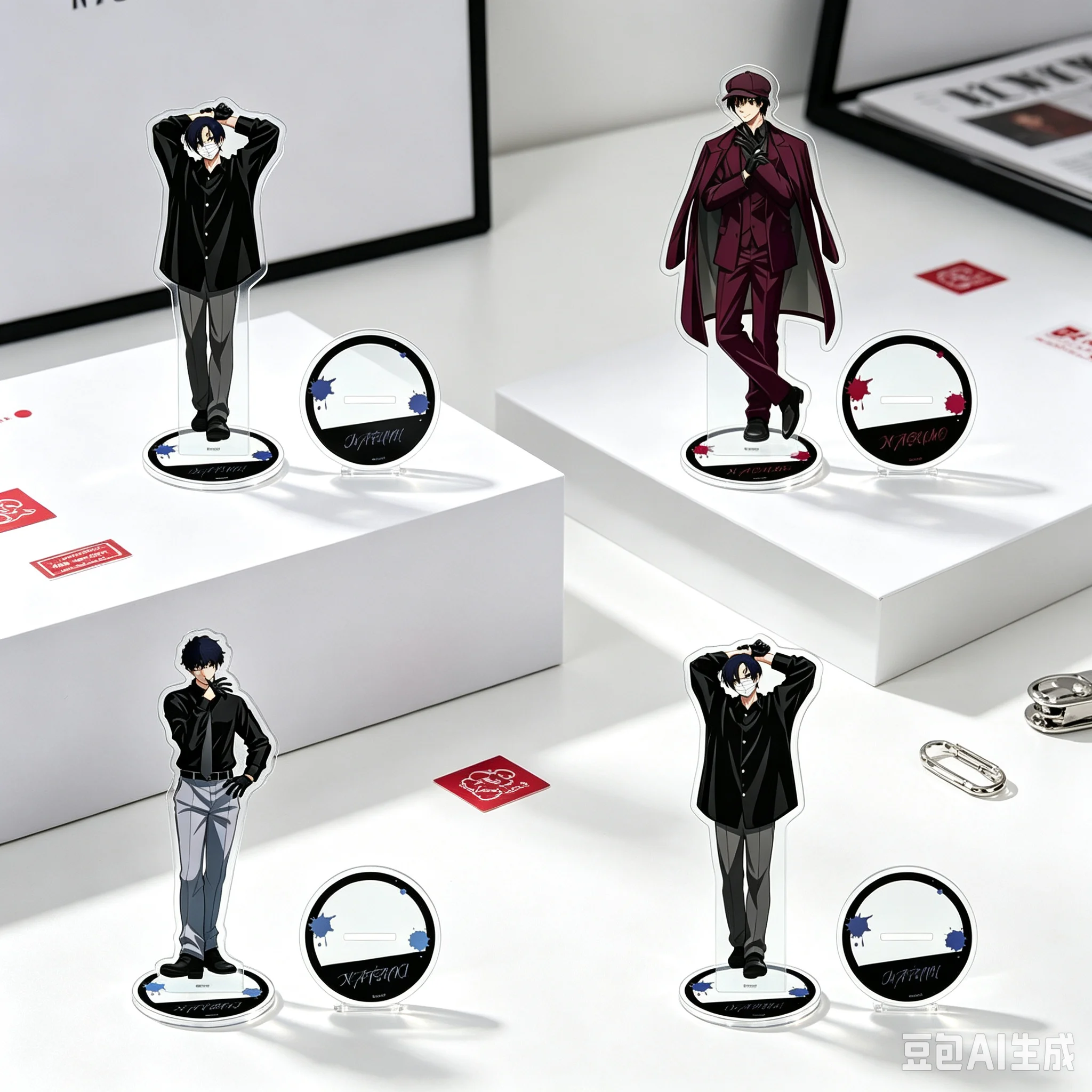 High Pixel Hot 15CM Anime SAKAMOTO DAYS Model Action Figure Peripheral Collection Acrylic Stand Model Decorations Gifts Keychain
