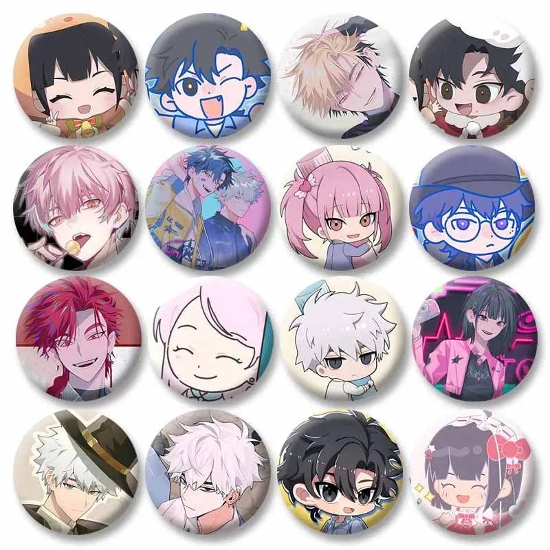 Link Klicken Sie auf Cartoon-Brosche Charles Lu Guang Cheng Xiaoshi Anime-Figur Abzeichen Rucksack Kleidung Emaille Pin Accesorios Schmuck Geschenk