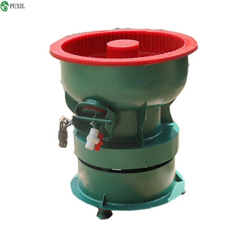 Vibratory polishing grinding machine straight mouth discharge material vibratory polisher machine 220/380V 550W Vibratory polish