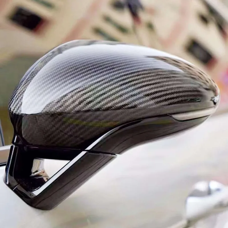 ألياف الكربون مرآة الرؤية الجانبية الخلفية المصنعين غطاء مرآة أجزاء الجناح ل porsches باناميرا 971.1 971.2 976 2017-2025