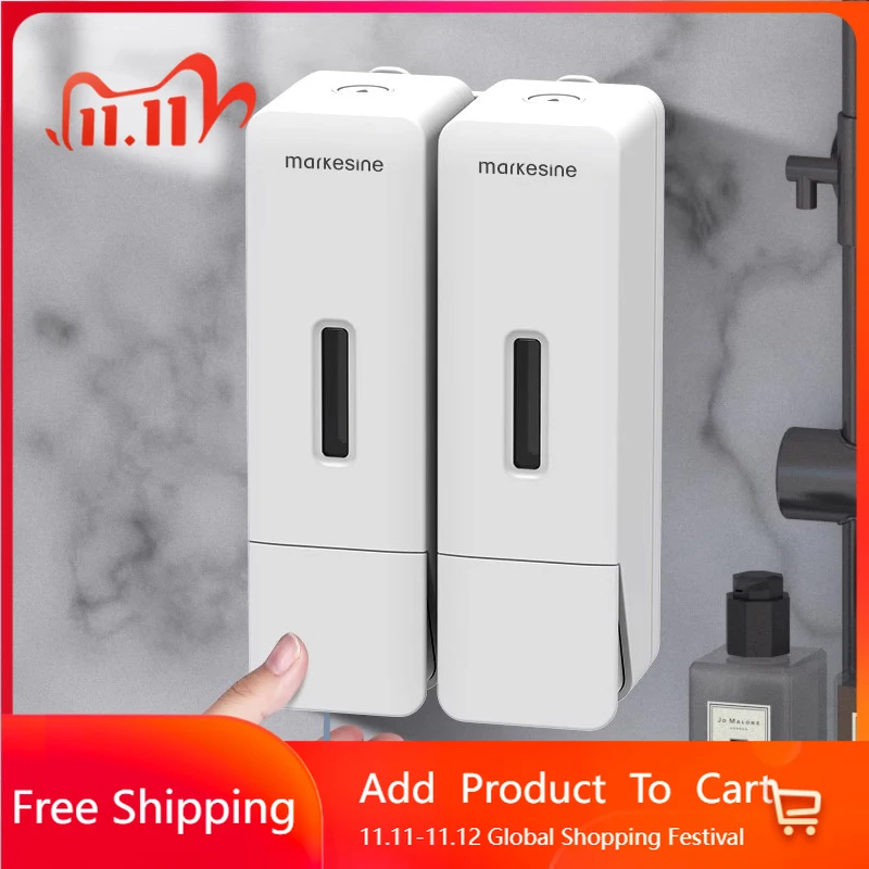 

Shampoo Shower Liquid Soap Dispensers Bathroom Nordic Small White Liquid Soap Dispensers Kitchen Kit Banheiro Bathroom Fixture