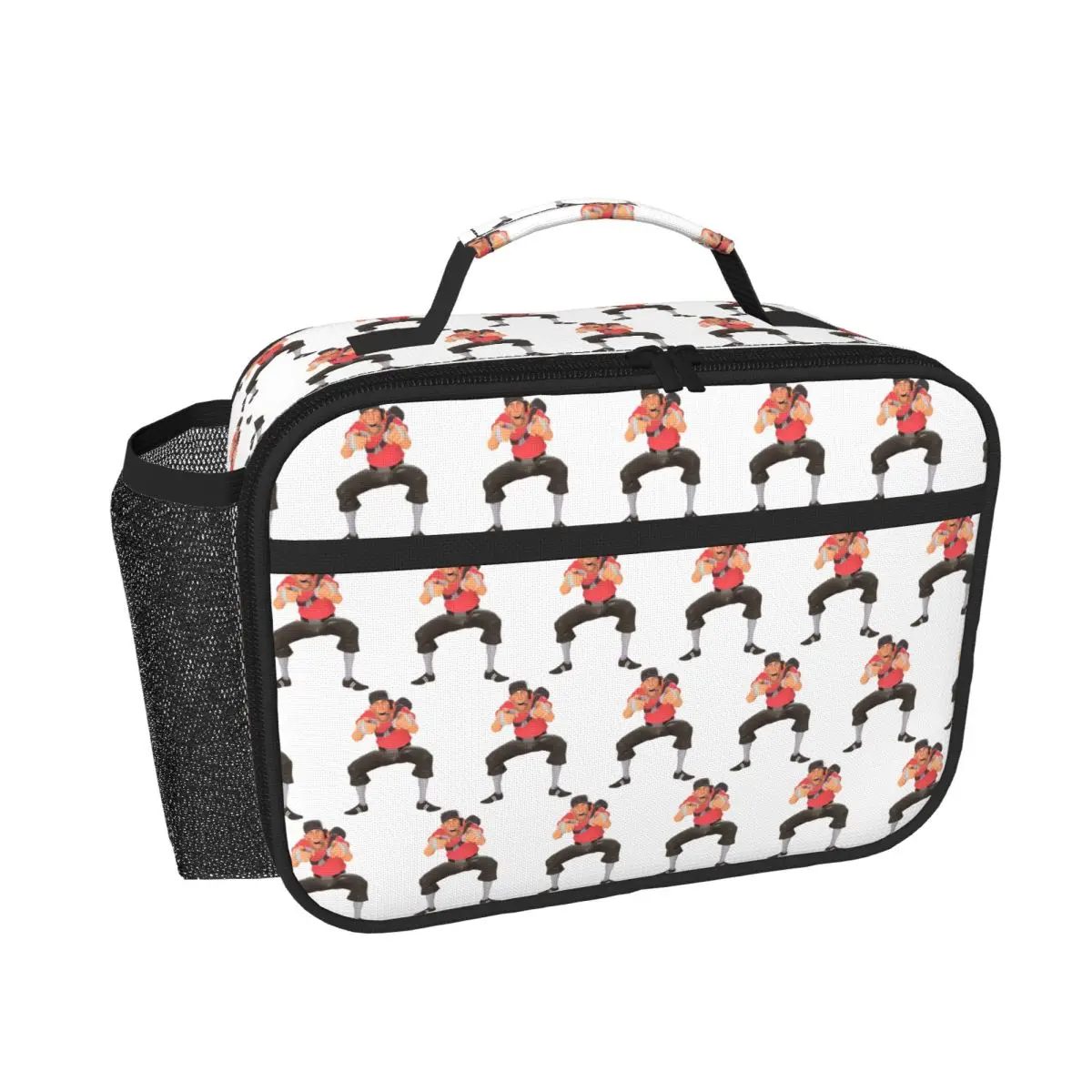 

Tf2 Scout Laugh Team Fortress 2 Insulated Lunch Bag for Women Children Portable Food Boxes Thermal Lunch Box Tote