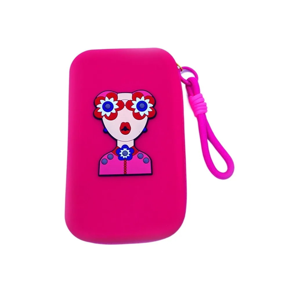 

Anti-lost Silicone Wrist Wallet Lightweight Sewn Modern Lady Storage Bag Creative Simple Waterproof Makeup Pouch Students