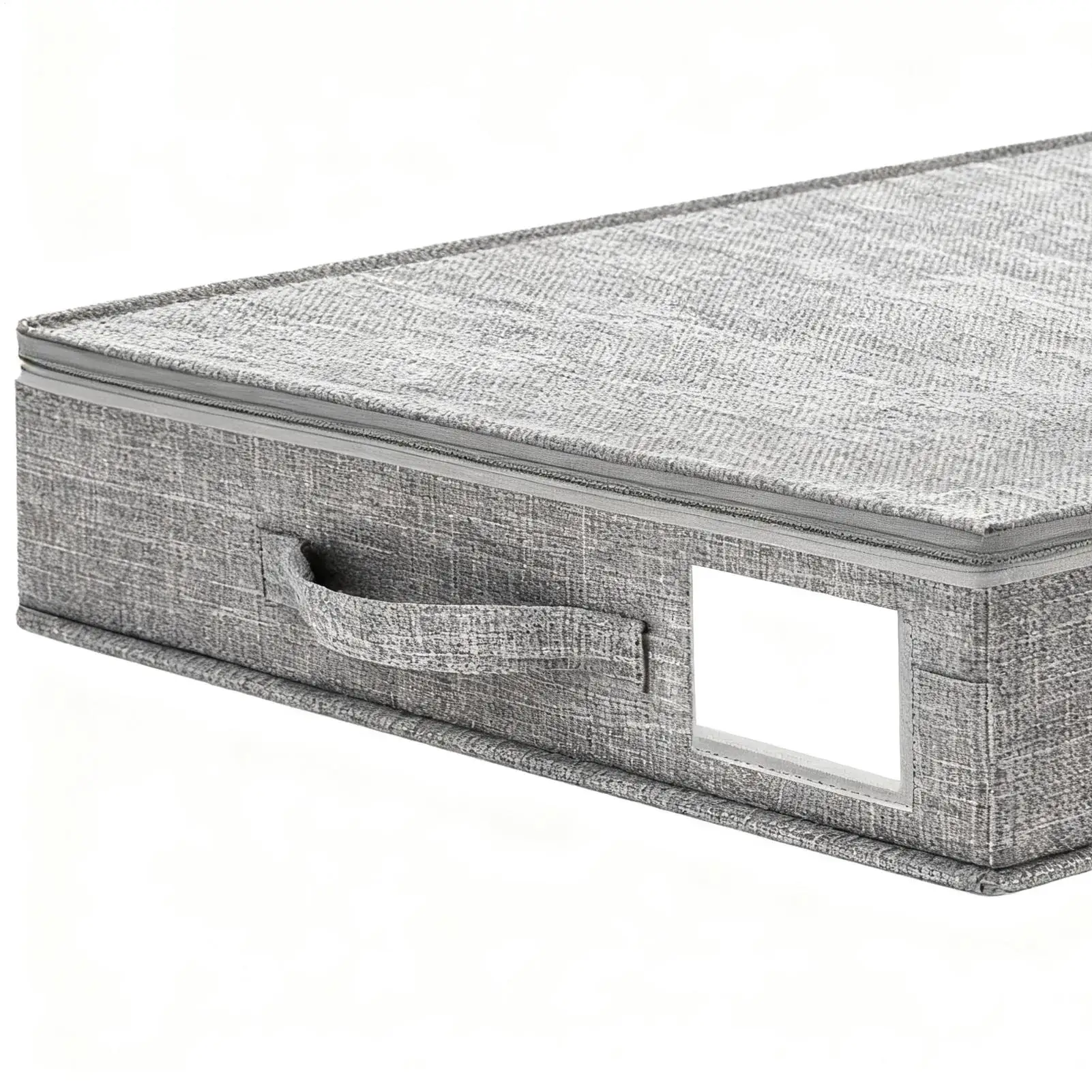 

Органайзер для хранения под кроватью, состоящий из 2 предметов, органайзер для под кроватью с крышкой, пылезащитный органайзер для одежды для перемещения, путешествий, общежития, спальни, шкафа для колледжа