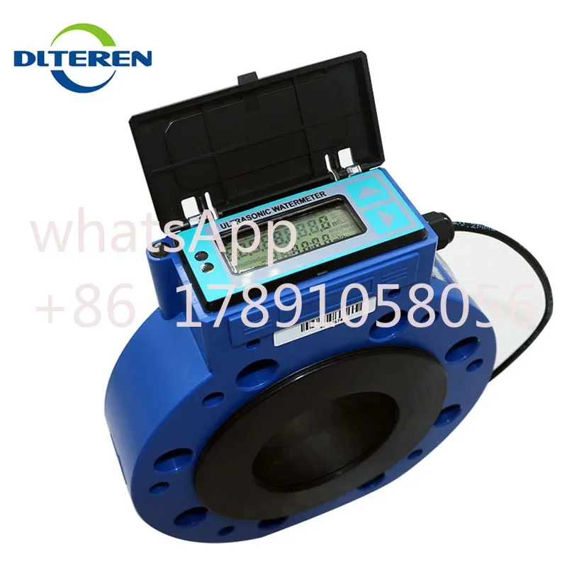 DN80 Digital Sandwich Ultrasonic Water Meter Flow Meter for Agricultural irrigation with IP68 Protection RS485 Modbus