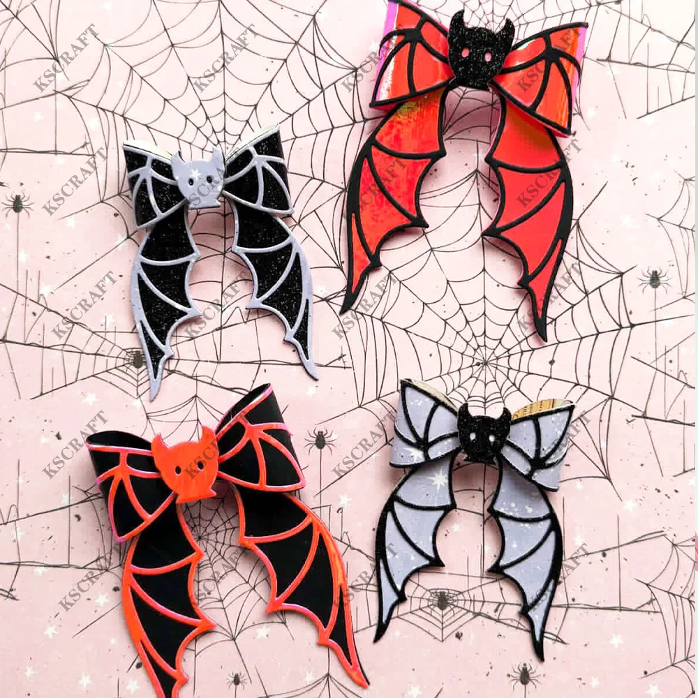 KSCRAFT Bat Wings Bow Cutting Dies Stencils for DIY Scrapbooking Decorative Embossing DIY Paper Cards