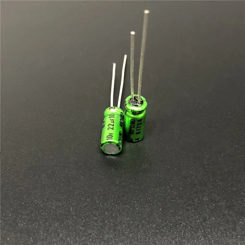 10Pcs/100Pcs 22uF 10V NICHICON Muse BP 5x11mm 10V22uF Top Grade Bipolar Audio Capacitor copper pins HiFi DIY