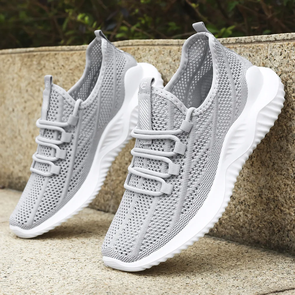 Women\'s shoes 2024 summer fabric upper breathable casual shoes fashion trend single shoe soft sole sports women\'s shoes