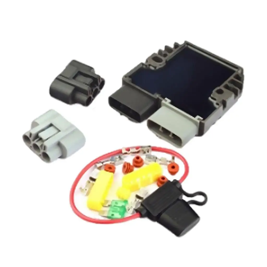 Motorcycle Regulator Rectifier with Overheat Protection 12V High Amp Stator Kit for Motorbike Charging