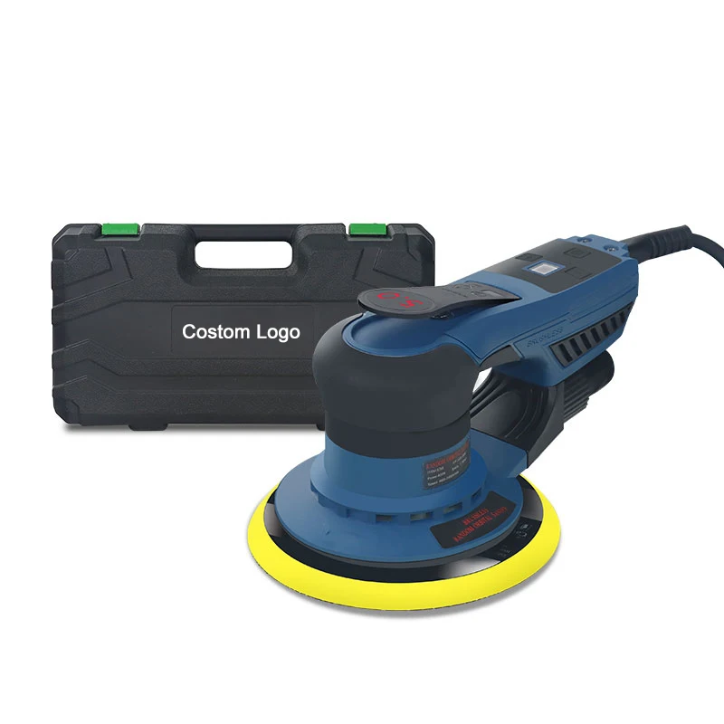 Plastic Box Packaging 400W 150MM Random Orbital Sander Machine 5mm Eccentricity Brushless Electric Orbital Sander