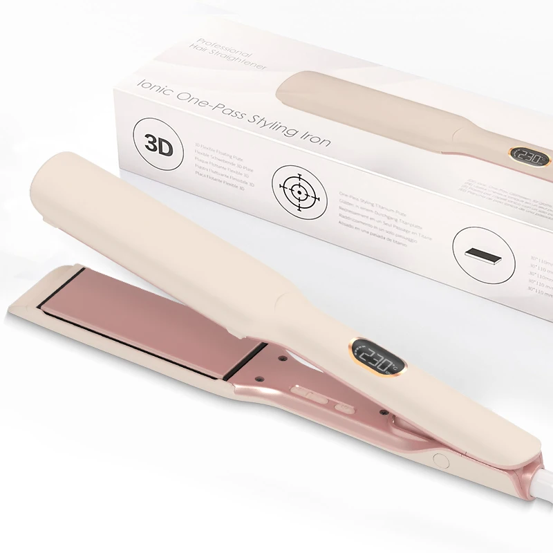 Hair Straightener 2 in 1 Negative Ion Flat Iron  Professional Salon Hair Straightener Curler