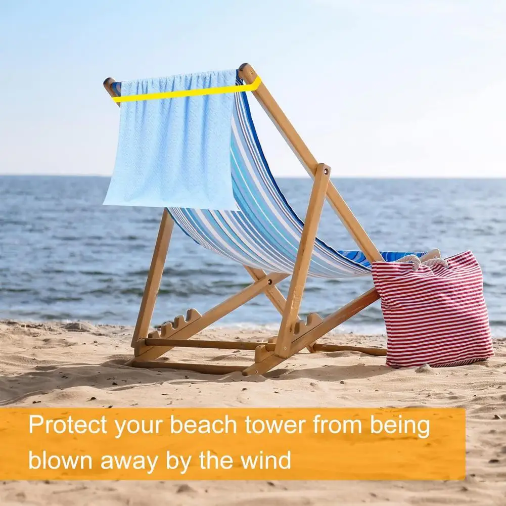 Towel Strap for Beach Chair Repairable Beach Towel Clip Towel Bands for Beach Chairs Rubber Clips Pool Chair for Cruise