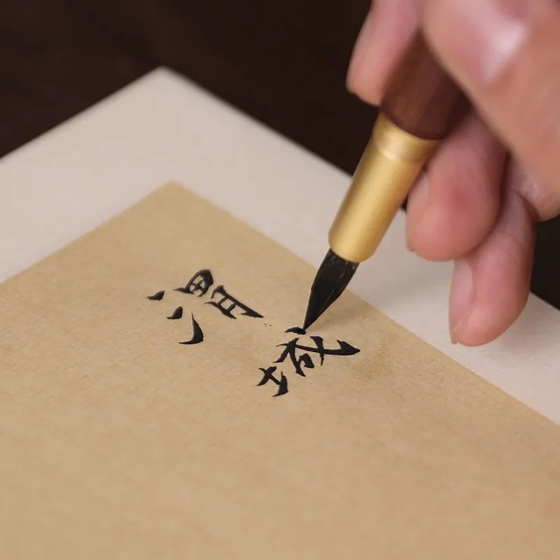 40 Sheets Colorful Half Ripe Xuan Paper Soft Brush Calligraphy Small Kai Special Paper 15x34 cm