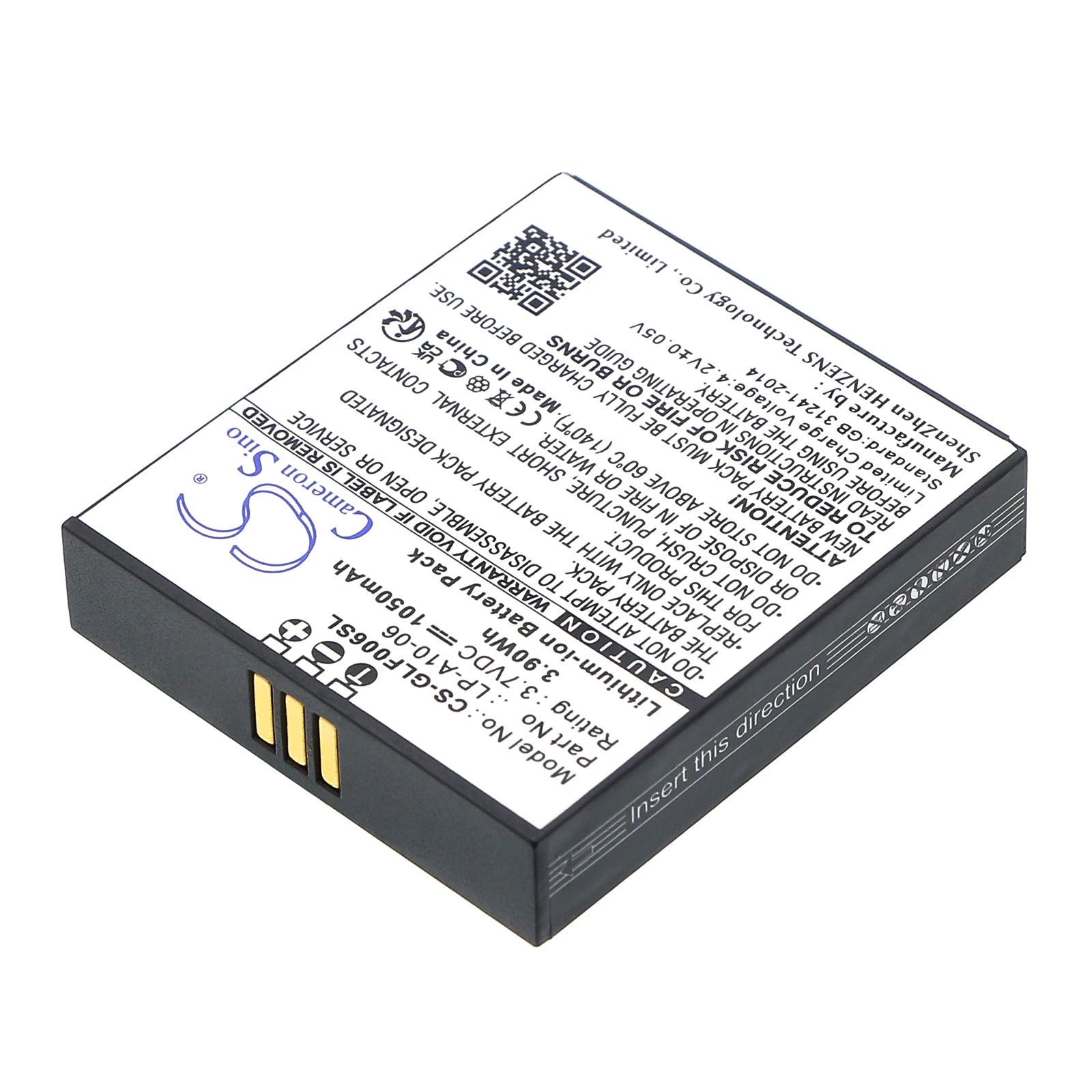 Cameron Sino 1050mAh Battery LP-A10-06, LP-A11-08 for Golf Buddy DSC-GB002, Pro, Pro Tour, Tour