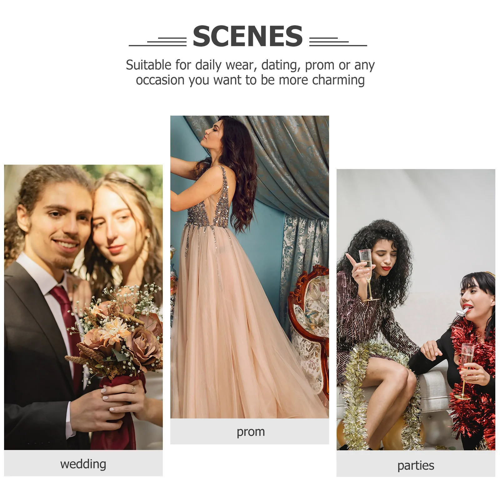 

6Pcs Hairclip Set Christmas Bowknot Hair Pins Festive Hair Decorations for Parties Stage Daily Wear Comfortable Fit