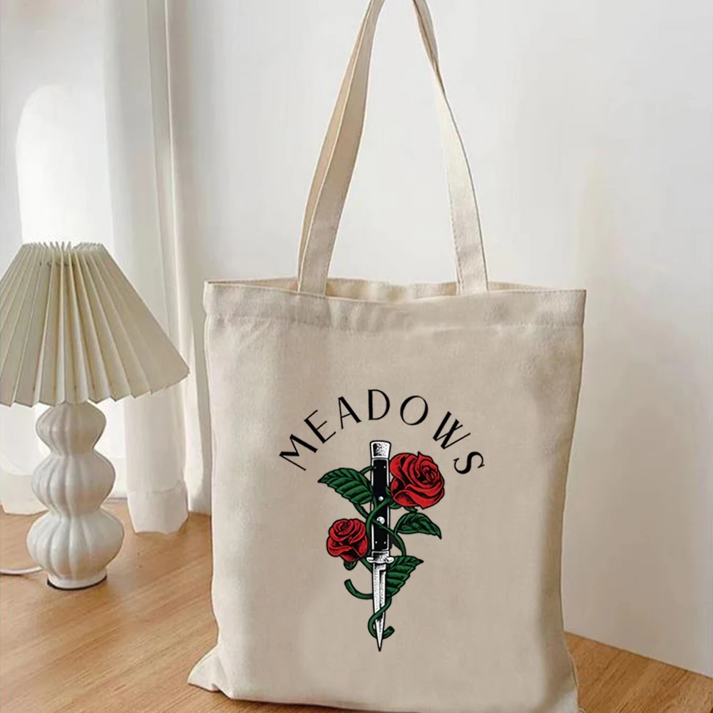 Haunting Adeline tote bag and Little Mouse Dark Romance sjm Merch HD Carlton Smut Reader Bookstagram Zade Meadows Canvas Bag