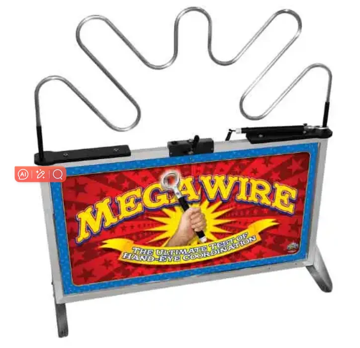 Groothandel Pretpark Carnaval Straat Behendigheid Steady Hand Challenge Games Elektrisch interactief reactie Buzz Wire Game