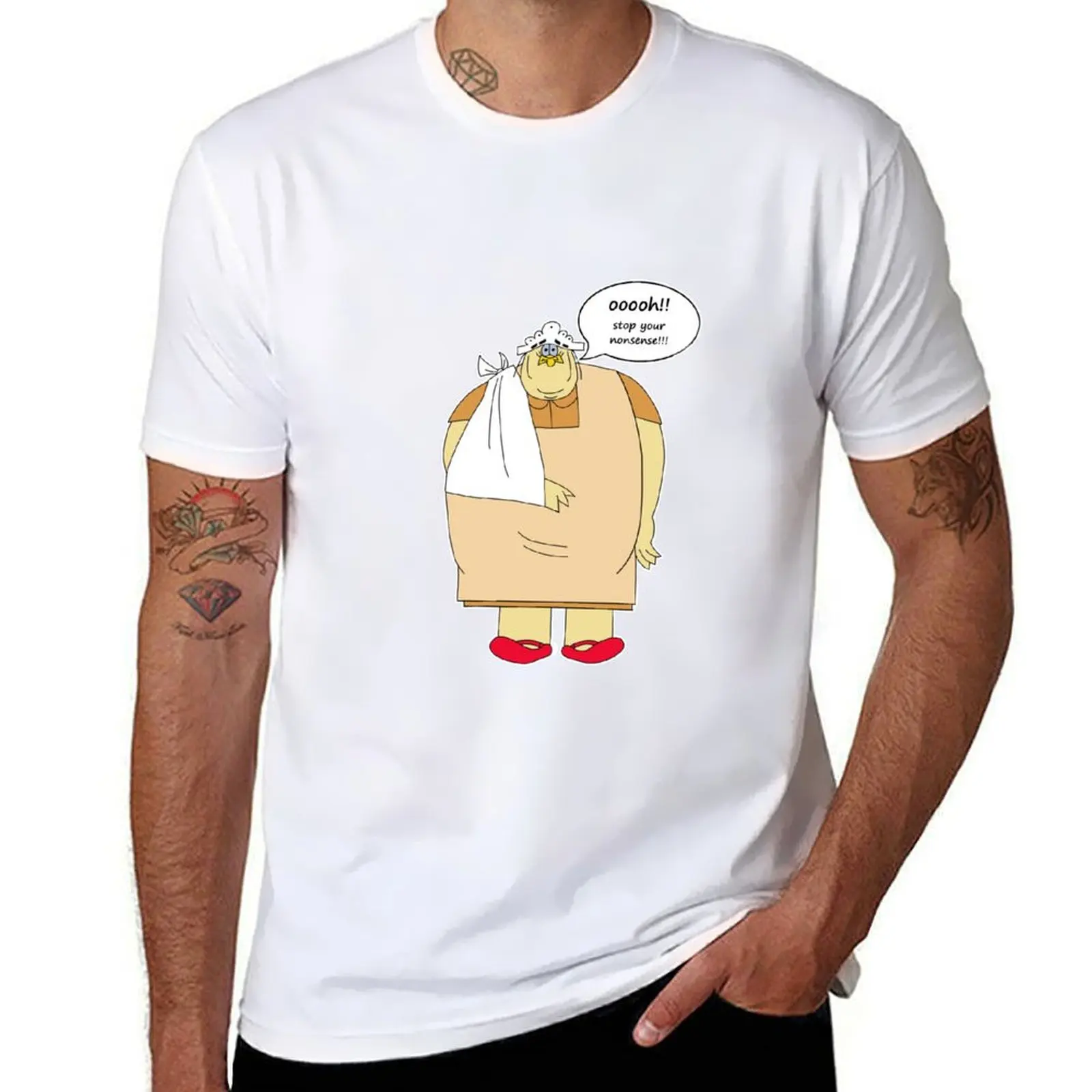 

Nanny T-Shirt Basic Short Sleeve T-Shirt for Men