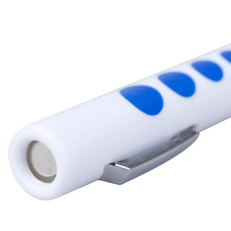 LED Torch Pen Light Disposable With Pupil Gauge Medical Nurses Doctors Paramedics Number Of Pen 12x1.3cm