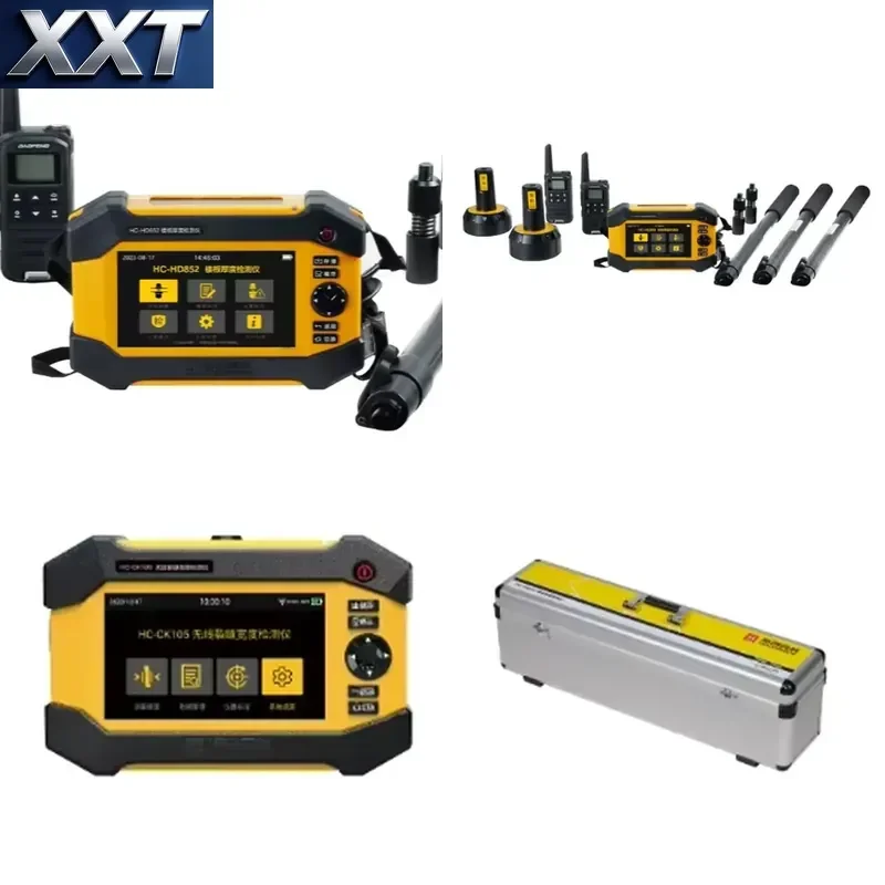 XXT Portable Concrete Thickness Survey Gear High Precision Floor Slab Depth Scanning Tool For Building Construction Use