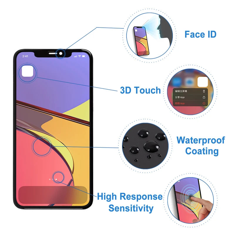 NEW Amoled Screen For iPhone 11 Pro Max LCD Display Touch Screen
